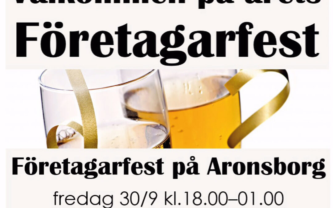 TIPS! Företagarfest 30/9